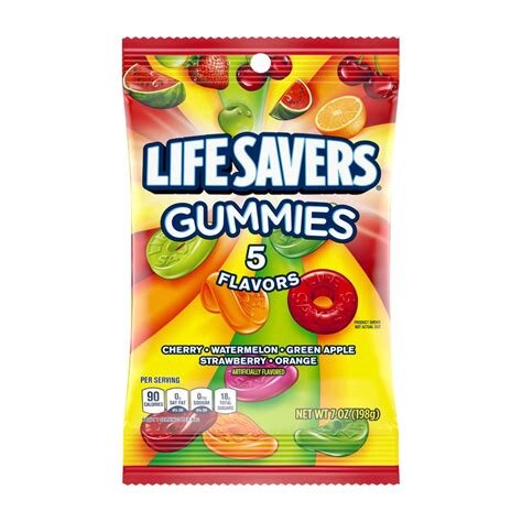 Life Savers Gummies 5 Flavor Gummies Candy
